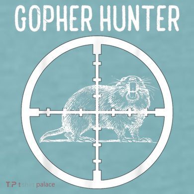 Gopher Hunter Rat And Mouse Control Expert Sueded Cloud Jersey T-Shirt