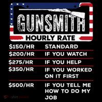 Gunsmith Hourly Rate.Gunsmith Funny Gunsmithing Gun Stripe Pom Pom Beanie thumb 2