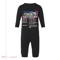 Gunsmith Hourly Rate.Gunsmith Funny Gunsmithing Gun Infant Fleece One Piece thumb 0
