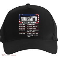 Gunsmith Hourly Rate.Gunsmith Funny Gunsmithing Gun Five-Panel Snapback Cap thumb 0