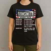Gunsmith Hourly Rate.Gunsmith Funny Gunsmithing Gun T-Shirt thumb 4