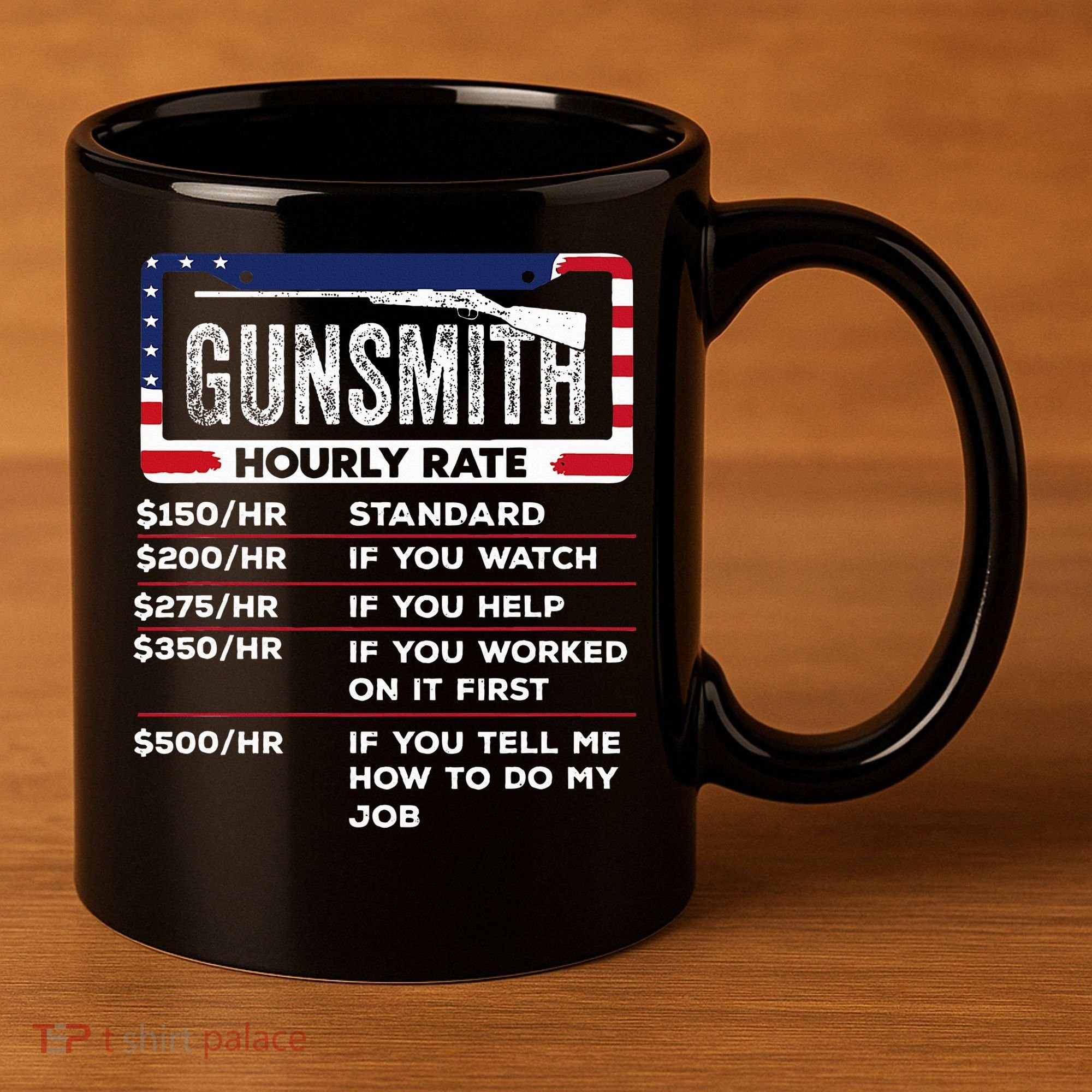 Gunsmith Hourly Rate.Gunsmith Funny Gunsmithing Gun 11oz C Handle Ceramic Mug