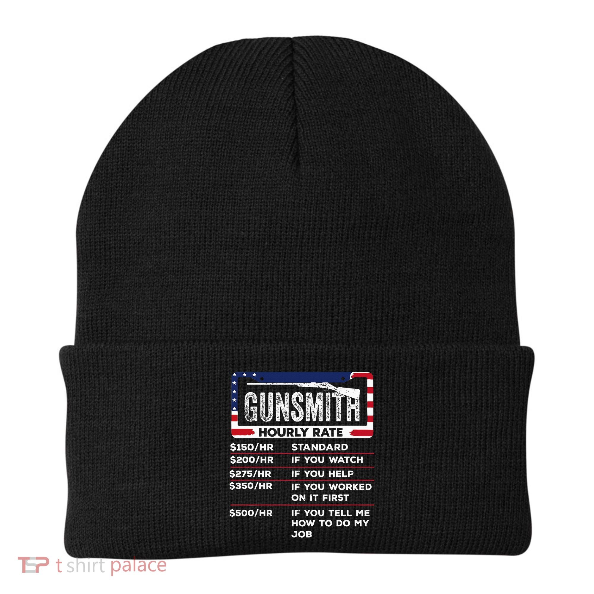 Gunsmith Hourly Rate.Gunsmith Funny Gunsmithing Gun Beanie