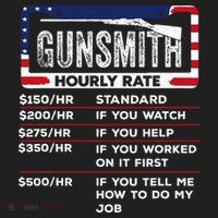 Gunsmith Hourly Rate.Gunsmith Funny Gunsmithing Gun Urban Oversized Heavyweight T-Shirt thumb 2