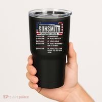 Gunsmith Hourly Rate.Gunsmith Funny Gunsmithing Gun Tumbler thumb 2