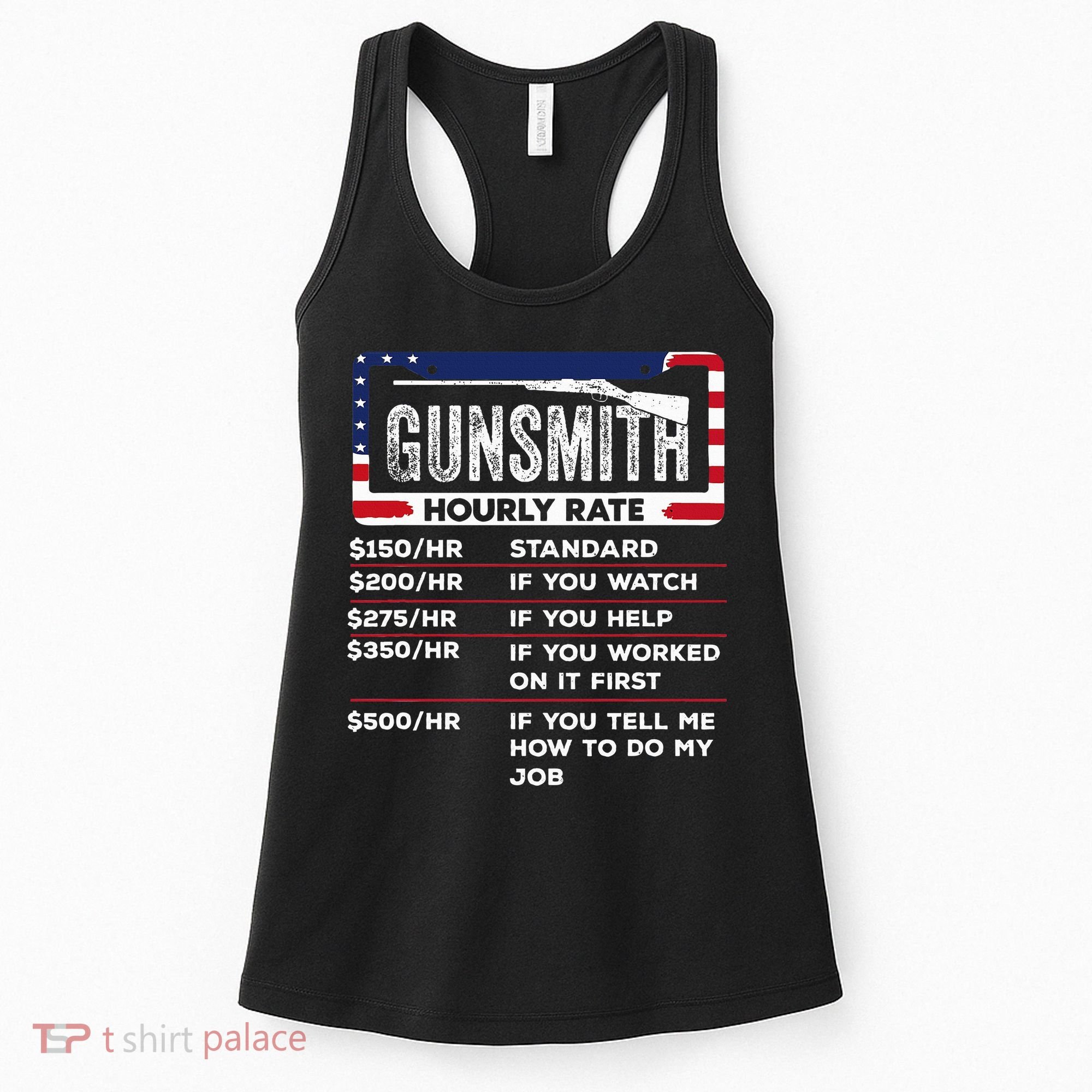 Gunsmith Hourly Rate.Gunsmith Funny Gunsmithing Gun Women's Tank Top