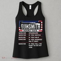 Gunsmith Hourly Rate.Gunsmith Funny Gunsmithing Gun Women's Tank Top thumb 3