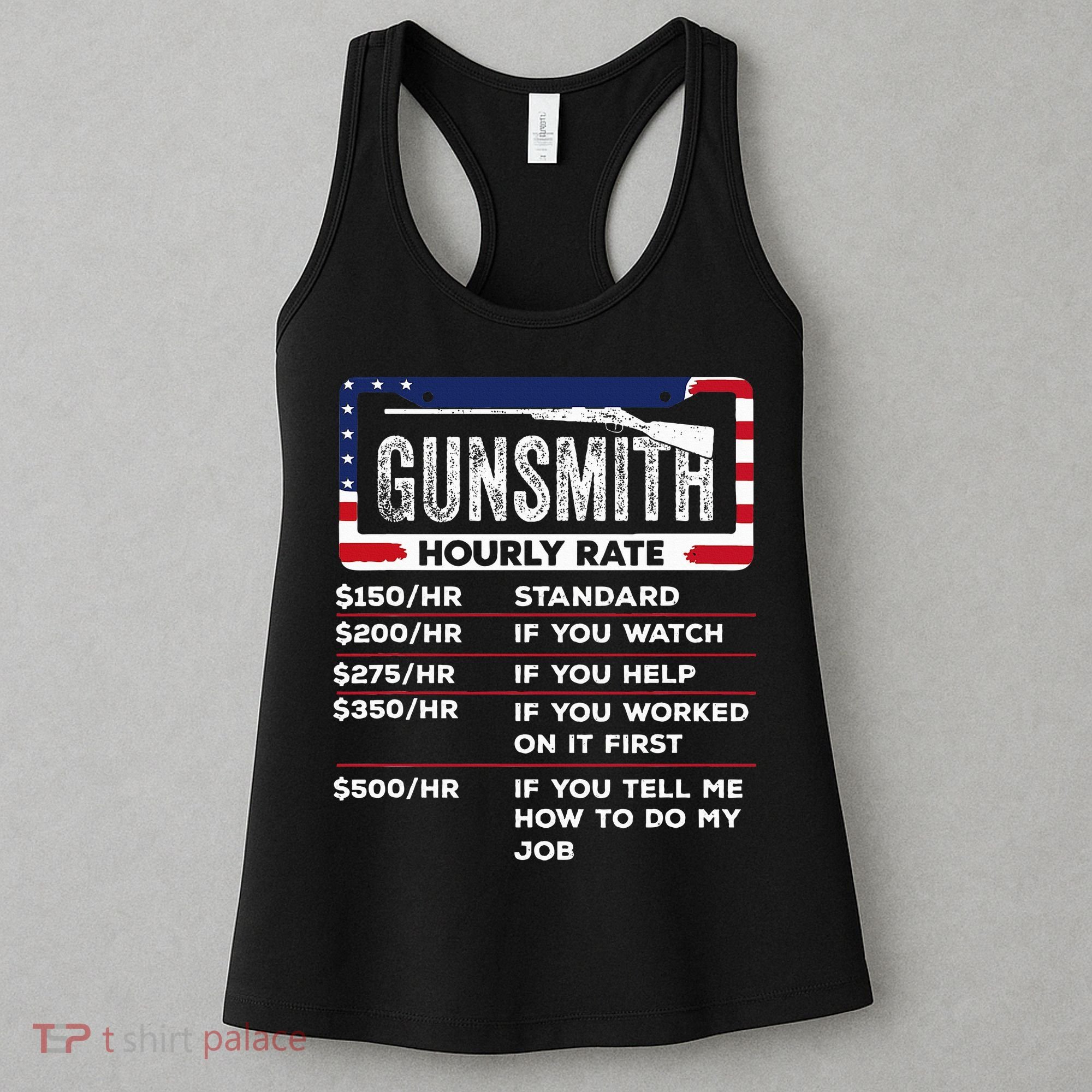 Gunsmith Hourly Rate.Gunsmith Funny Gunsmithing Gun Women's Tank Top