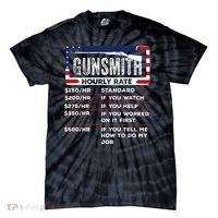 Gunsmith Hourly Rate.Gunsmith Funny Gunsmithing Gun Tie-Dye T-Shirt thumb 0