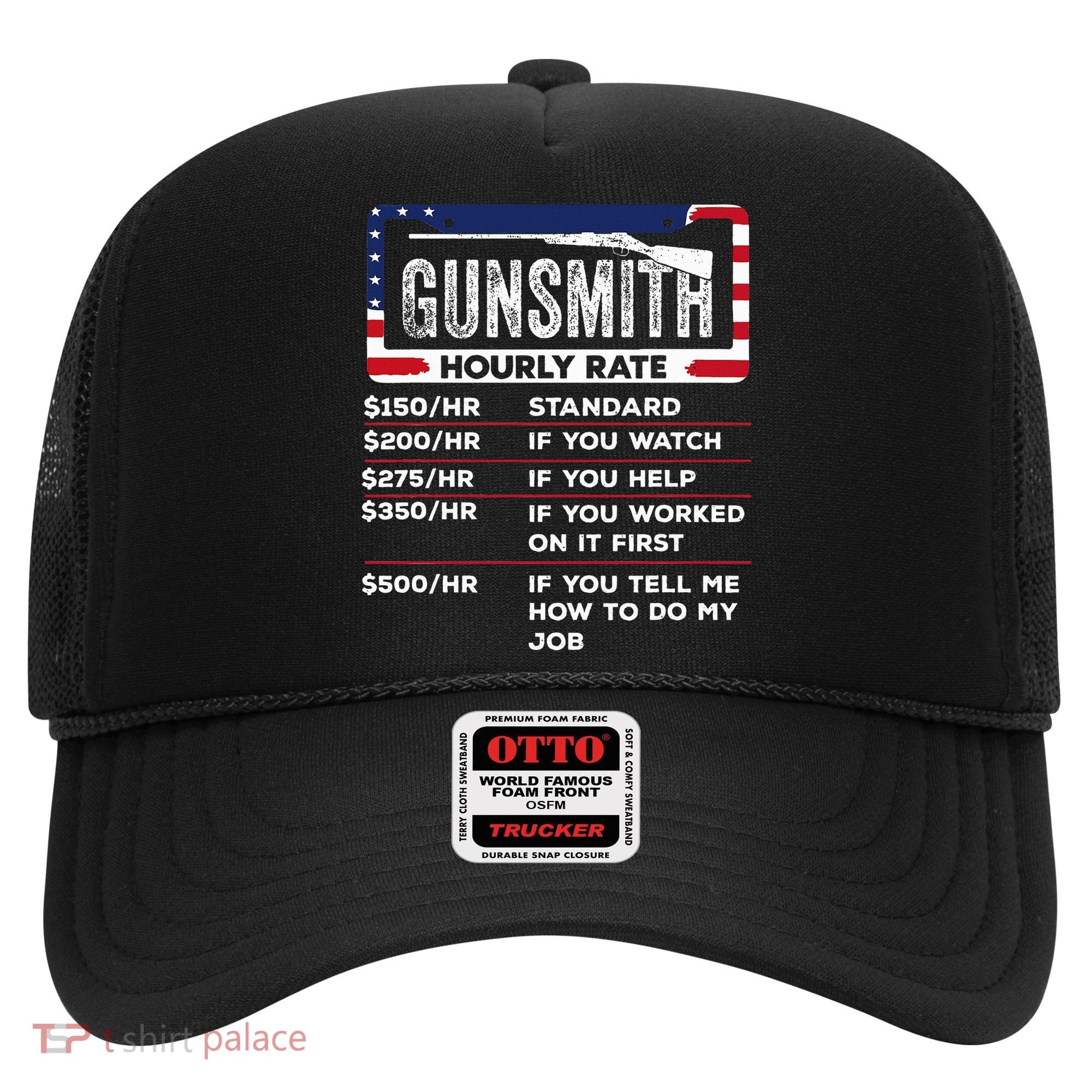 Gunsmith Hourly Rate.Gunsmith Funny Gunsmithing Gun Hat