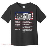 Gunsmith Hourly Rate.Gunsmith Funny Gunsmithing Gun Toddler T-Shirt thumb 0