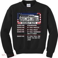Gunsmith Hourly Rate.Gunsmith Funny Gunsmithing Gun Kids Sweatshirt thumb 0
