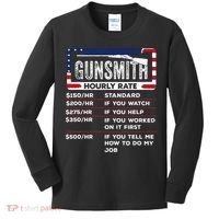 Gunsmith Hourly Rate.Gunsmith Funny Gunsmithing Gun Kids Long Sleeve Shirt thumb 0