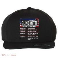 Gunsmith Hourly Rate.Gunsmith Funny Gunsmithing Gun Wool Snapback Cap thumb 0