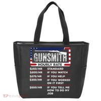 Gunsmith Hourly Rate.Gunsmith Funny Gunsmithing Gun Tote Bag thumb 0
