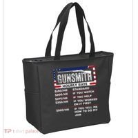 Gunsmith Hourly Rate.Gunsmith Funny Gunsmithing Gun Tote Bag thumb 2