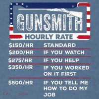Gunsmith Hourly Rate.Gunsmith Funny Gunsmithing Gun Comfort Colors Garment-Dyed Hooded Sweatshirt thumb 2