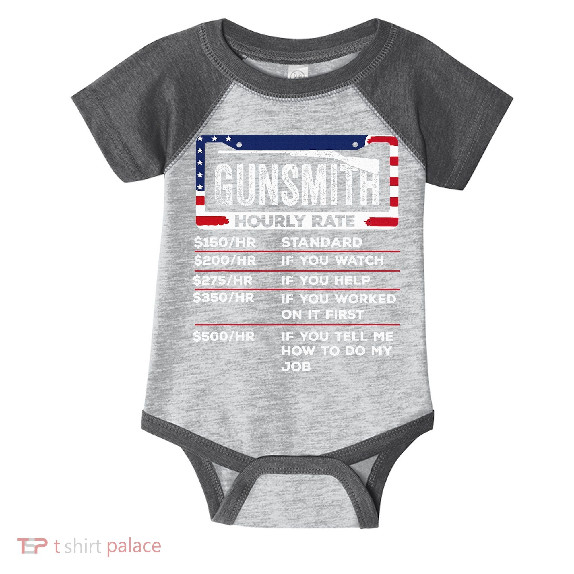 Gunsmith Hourly Rate.Gunsmith Funny Gunsmithing Gun Infant Baby Jersey Bodysuit
