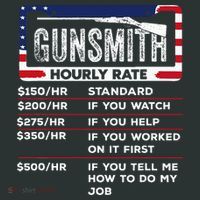 Gunsmith Hourly Rate.Gunsmith Funny Gunsmithing Gun Infant Baby Jersey Bodysuit thumb 2