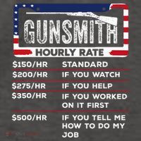 Gunsmith Hourly Rate.Gunsmith Funny Gunsmithing Gun Vector Backpack thumb 2