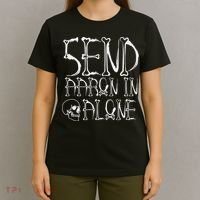 Ghost Hunting Send Aaron In Alone Halloween T-Shirt thumb 4