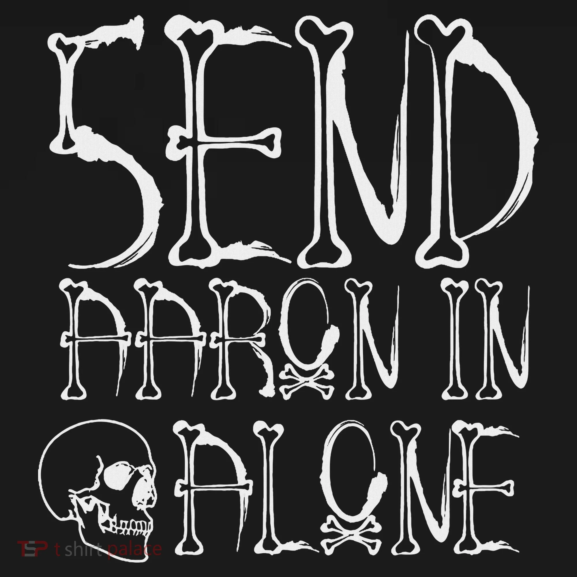 Ghost Hunting Send Aaron In Alone Halloween Button