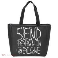 Ghost Hunting Send Aaron In Alone Halloween Tote Bag thumb 0