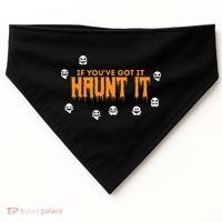 Ghost Halloween Spooky Haunt It Novelty Gift Women USA-Made Doggie Bandana thumb 0