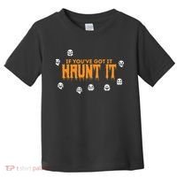 Ghost Halloween Spooky Haunt It Novelty Gift Women Toddler T-Shirt thumb 0
