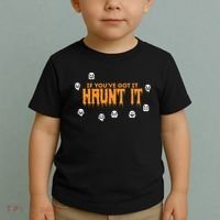 Ghost Halloween Spooky Haunt It Novelty Gift Women Toddler T-Shirt thumb 2