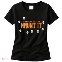 Ghost Halloween Spooky Haunt It Novelty Gift Women Women's T-Shirt thumb 0