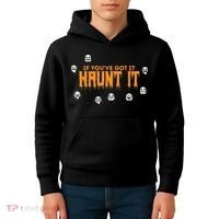 Ghost Halloween Spooky Haunt It Novelty Gift Women Kids Hoodie thumb 4