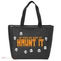 Ghost Halloween Spooky Haunt It Novelty Gift Women Tote Bag thumb 0