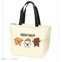 Group Hug S'mores Campfire Marshmallow Chocolate Smores Funny Gift Tote Bag thumb 3