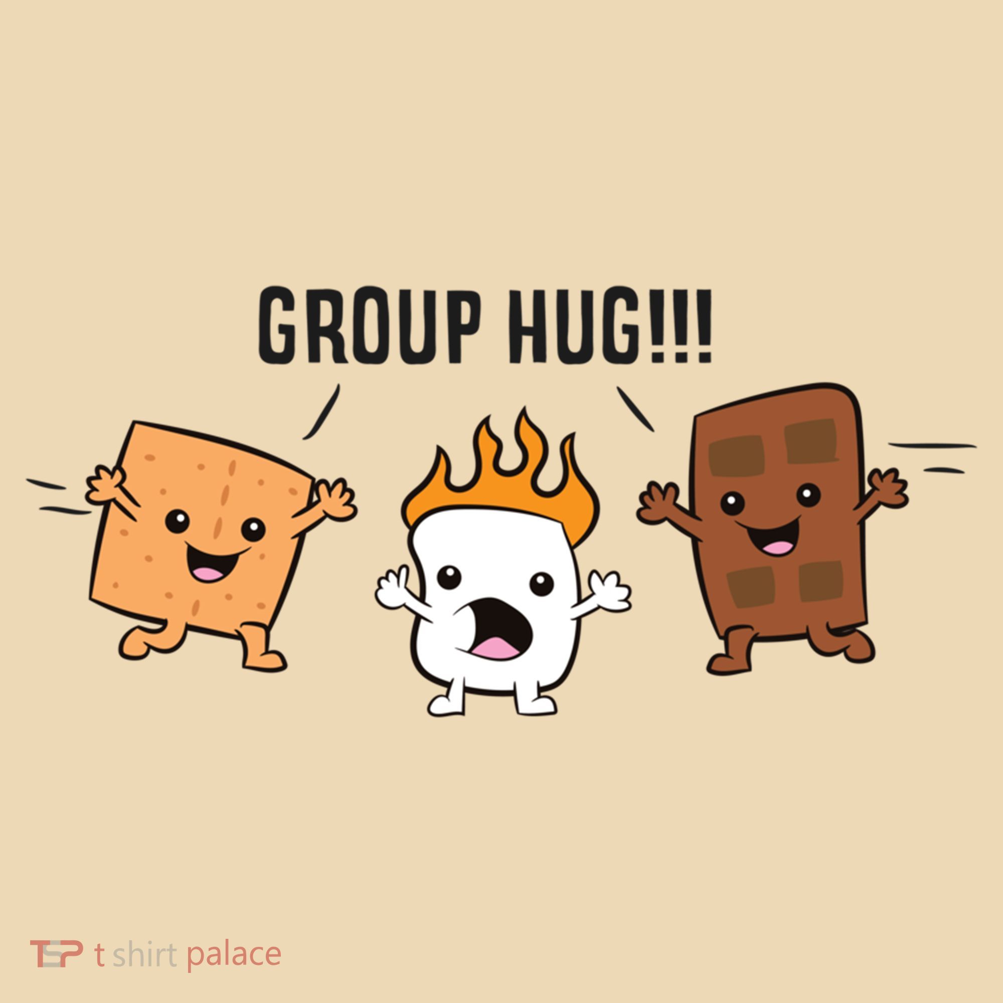 Group Hug S'mores Campfire Marshmallow Chocolate Smores Funny Gift Tote Bag