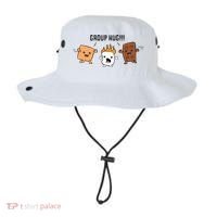 Group Hug S'mores Campfire Marshmallow Chocolate Smores Funny Gift Bucket Hat thumb 0