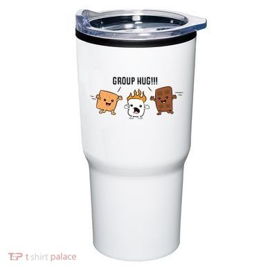 Group Hug S'mores Campfire Marshmallow Chocolate Smores Funny Gift Tumbler