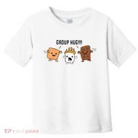 Group Hug S'mores Campfire Marshmallow Chocolate Smores Funny Gift Toddler T-Shirt thumb 0