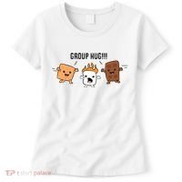Group Hug S'mores Campfire Marshmallow Chocolate Smores Funny Gift Women's T-Shirt thumb 0