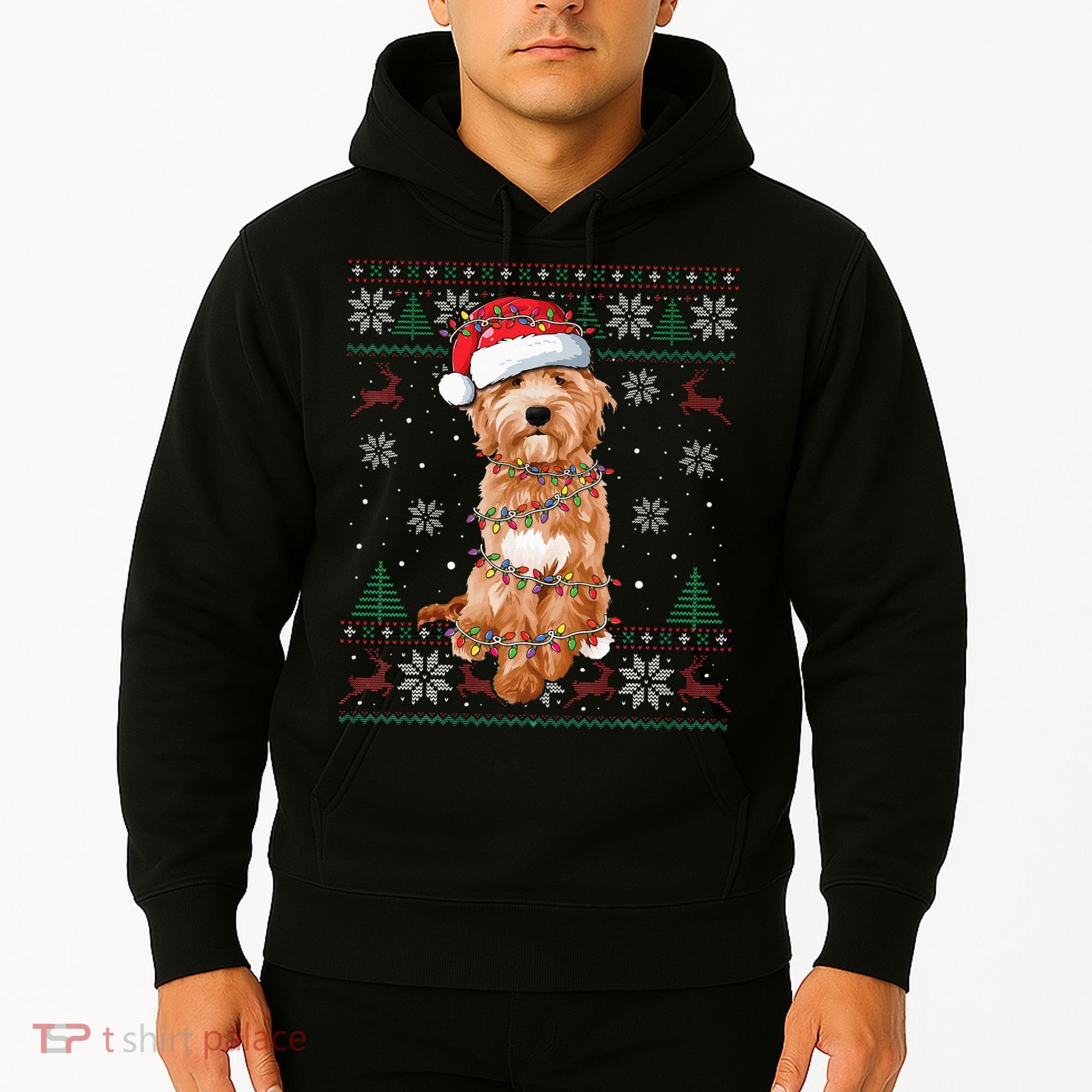Goldendoodle Holiday Sweater Hilarious Dog Lover Gift Hoodie