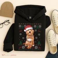 Goldendoodle Holiday Sweater Hilarious Dog Lover Gift Hoodie thumb 4