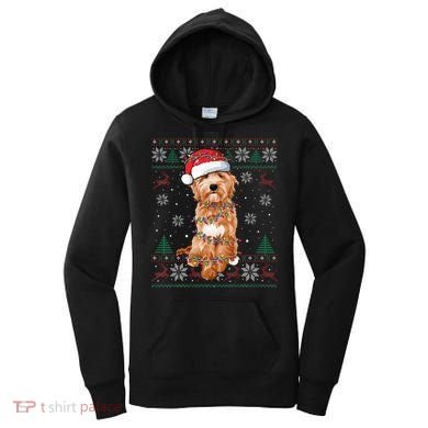 Goldendoodle Holiday Sweater Hilarious Dog Lover Gift Women's Hoodie