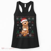 Goldendoodle Holiday Sweater Hilarious Dog Lover Gift Women's Tank Top thumb 0