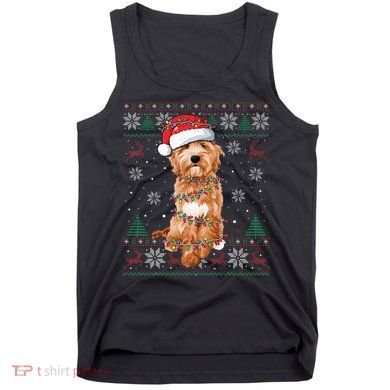 Goldendoodle Holiday Sweater Hilarious Dog Lover Gift Tank Top