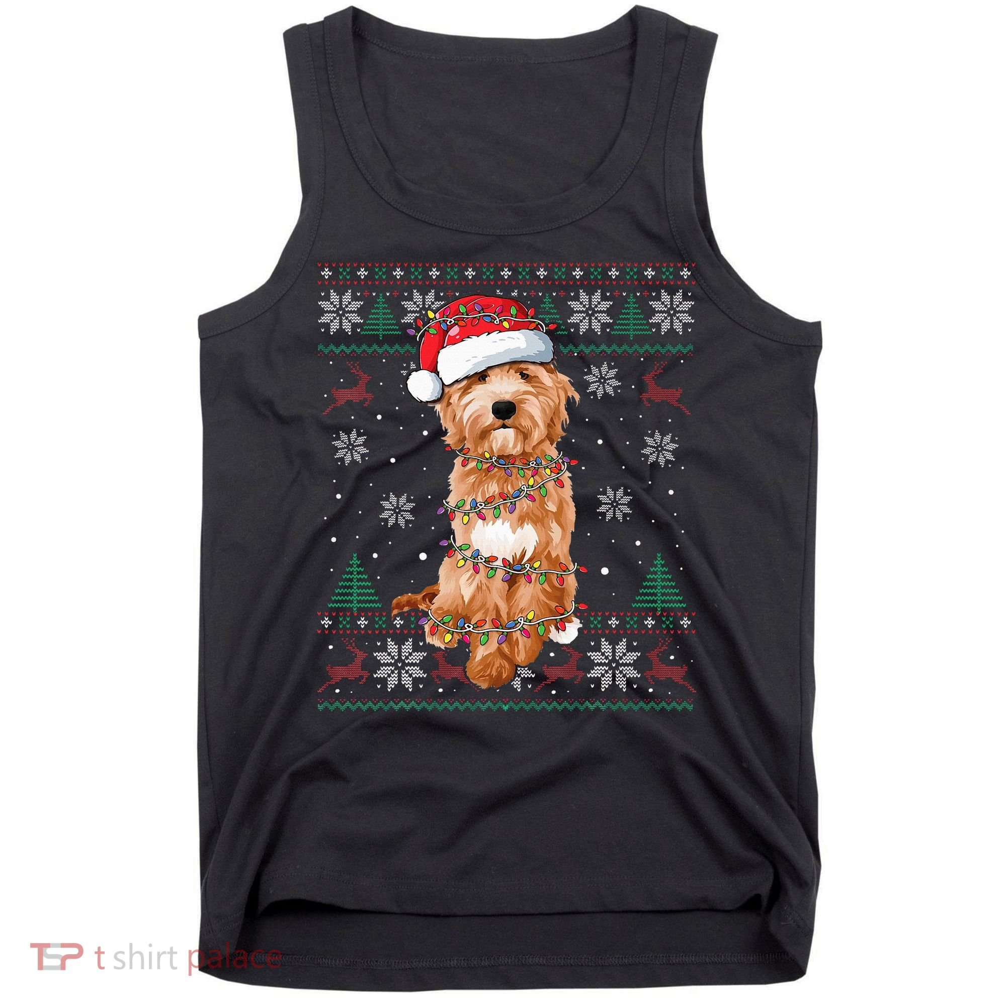 Goldendoodle Holiday Sweater Hilarious Dog Lover Gift Tank Top