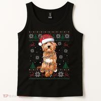 Goldendoodle Holiday Sweater Hilarious Dog Lover Gift Tank Top thumb 2