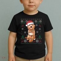 Goldendoodle Holiday Sweater Hilarious Dog Lover Gift Toddler T-Shirt thumb 2