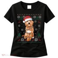 Goldendoodle Holiday Sweater Hilarious Dog Lover Gift Women's T-Shirt thumb 0