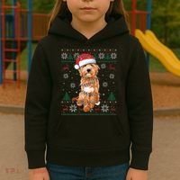 Goldendoodle Holiday Sweater Hilarious Dog Lover Gift Kids Hoodie thumb 3