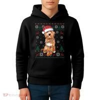Goldendoodle Holiday Sweater Hilarious Dog Lover Gift Kids Hoodie thumb 4
